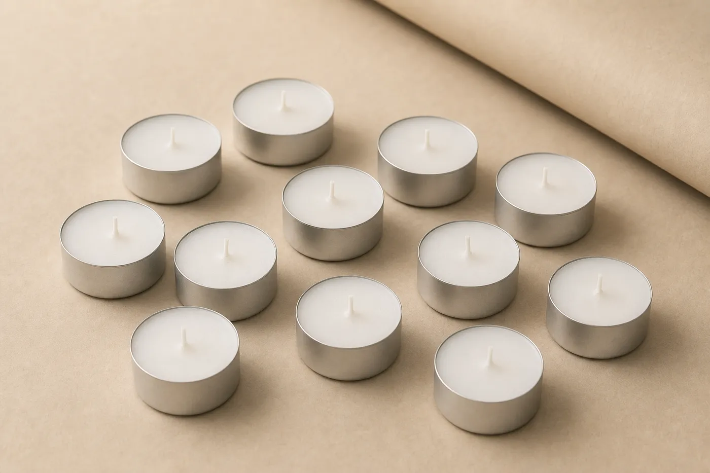 Pack de 12 Bougies Chauffe-Plat Signature